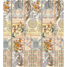 Ethnic Floral Composition Duvet Cover Set