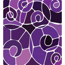 Purple Shaded Spirals Duvet Cover Set