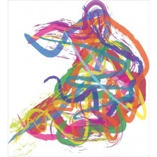 Abstract Art Dancer Duvet Cover Set