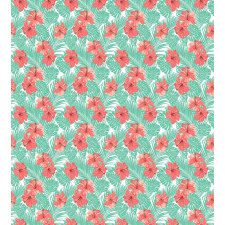 Hibiscus Blossom Duvet Cover Set