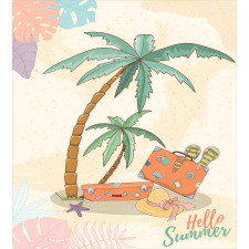 Hello Summer Words Duvet Cover Set
