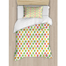 Doodle Style Bell Peppers Duvet Cover Set