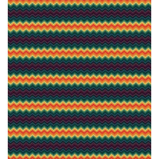 Colorful Zigzag Classic Duvet Cover Set