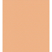 Orange Wavy Stripe Abstract Duvet Cover Set