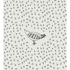 Sketch Forest Animal Pattern Duvet Cover Set