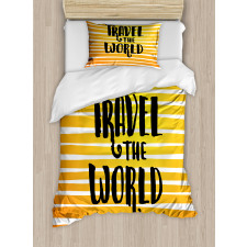 Travel the World Exploration Duvet Cover Set