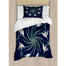 Art Nouveau Floral Design Duvet Cover Set