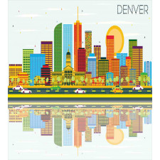 Denver Skyline Old Town Duvet Cover Set