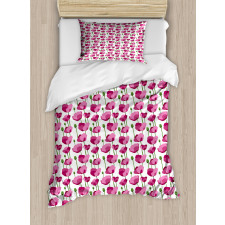 Delicate Spring Floral Art Duvet Cover Set