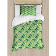 Insects and Butterflies Duvet Cover Set