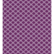 Floral Tiles Purple Tones Duvet Cover Set