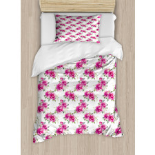 Romantic Posy of Flowers Duvet Cover Set