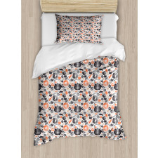 Shrimps Rolls and Wasabi Food Duvet Cover Set