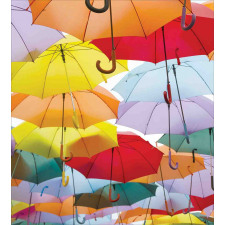 Hanged Vivid Umbrellas Duvet Cover Set