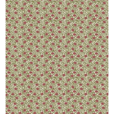 Retro Style Abstract Flower Duvet Cover Set
