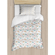 Mountains and Trees Duvet Cover Set