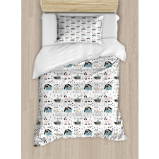 Pure Breed Dog Pattern Duvet Cover Set