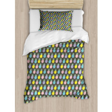 Colorful Pineapples Duvet Cover Set