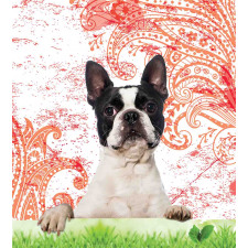 Pet Animal on Swirls Duvet Cover Set