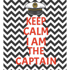 Keep Calm I am Captain Duvet Cover Set