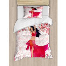 Belly Dancer Woman Duvet Cover Set