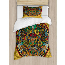 Symbolic Medallion Duvet Cover Set