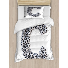 Alphabet Sign Design Duvet Cover Set