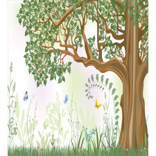 Spring Butterfly Paint Duvet Cover Set