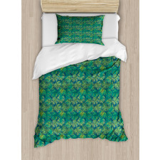 Hawaiian Tropical Foliage Duvet Cover Set