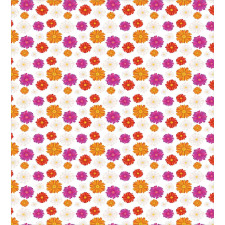 Vibrant Color Blossoms Duvet Cover Set