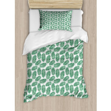 Exotic Leafage Growth Design Duvet Cover Set