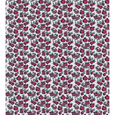 Cut and Whole Pomegranates Duvet Cover Set