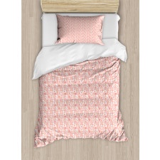 Pattern with Rectangles Duvet Cover Set