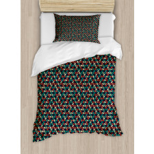 Abstract Shapes Geometric Duvet Cover Set