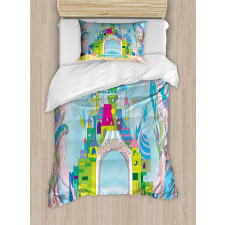 Mermaid and Fishes Duvet Cover Set