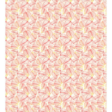Leaf Pattern in Warm Colors Duvet Cover Set