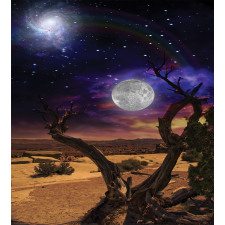 Desert Night Nebula Stars Duvet Cover Set
