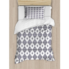 Ornamental Swirls Teardrop Duvet Cover Set