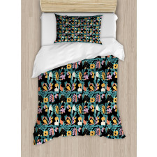 Modern Art Design Colorful Duvet Cover Set