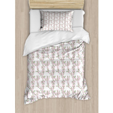 Pink Spring Sakura Flowers Duvet Cover Set