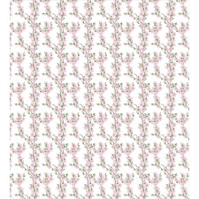 Pink Spring Sakura Flowers Duvet Cover Set