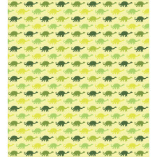 Pattern of Stegosaurus Duvet Cover Set