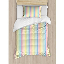 Blended Soft Pastel Color Duvet Cover Set