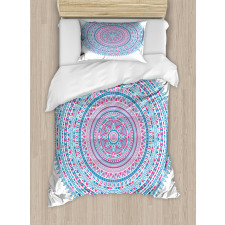 Vintage Pastel Colored Duvet Cover Set