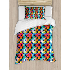 Diamonds and Dot Duvet Cover Set