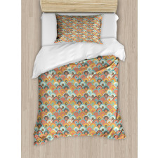 Middle Easter Tile Motif Duvet Cover Set