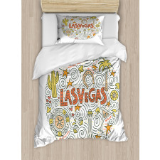 Buildings Simple Design Duvet Cover Set