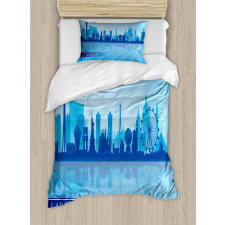 American City Silhouette Duvet Cover Set