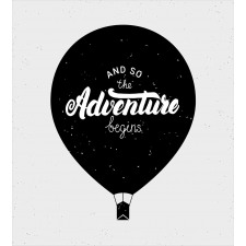 Hot Air Balloon with Phrase Duvet Cover Set