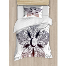 Eastern Feathers Petal Duvet Cover Set